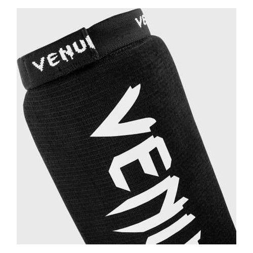 Venum Kontact Shin Guards Without Foot - Black