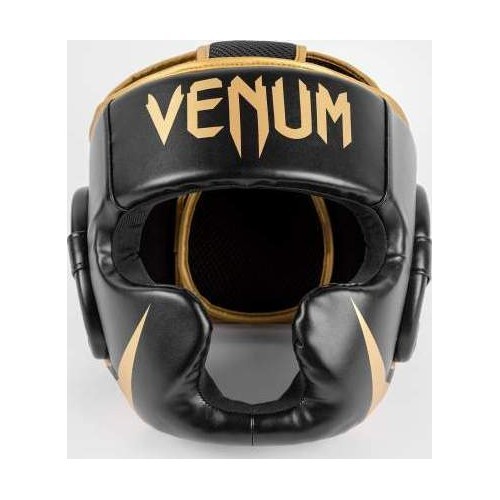 Venum Challenger bokso šalmas – juodas/auksinis