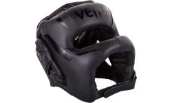 Bokso šalmas Venum Elite Iron, juodas