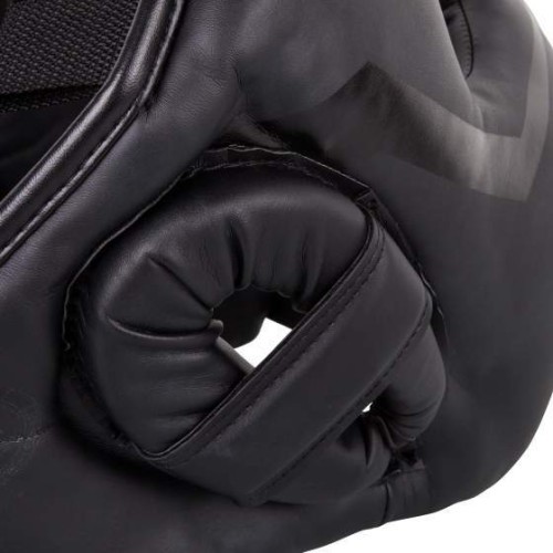 Боксёрский шлем Venum Elite Iron, чёрный