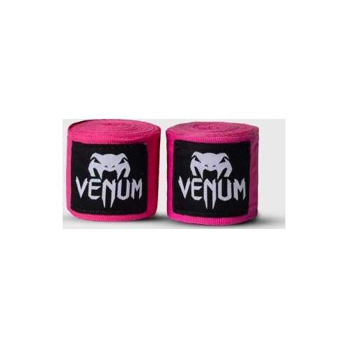 Bokso bandažai Venum Kontact, 4,5 m – neoninė rožinė