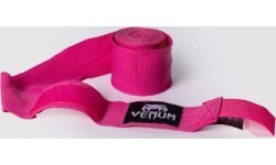 Боксёрские бинты Venum Kontact, 4,5 м – неоново-розовые