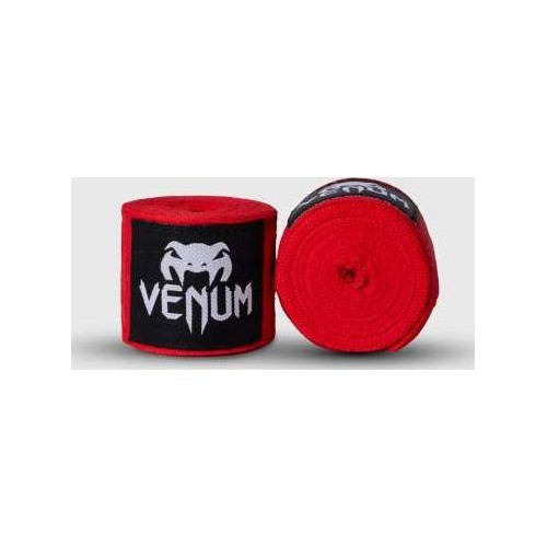 Bokso bintai Venum Kontact, 4,5 m – raudoni
