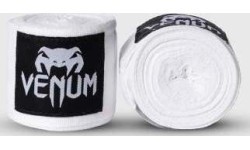 Boxing Handwraps Venum Kontact, 4,5 m - White