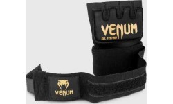 Rankų tvarsčiai Venum Kontact Gel, juodi-auksiniai
