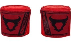 Bokso bintai Ringhorns Charger, 4 m, raudoni
