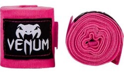 Bokso tvarsčiai Venum Kontact, 2,5 m – Neo Pink