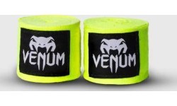 Боксёрские бинты Venum Kontact, 2,5 м, неоново-жёлтые