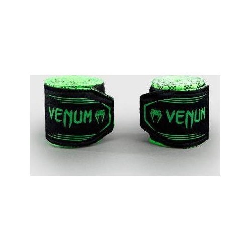 Venum Tartan bokso bintai – neoniniai žali