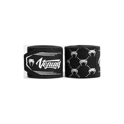Боксёрские бинты Venum Monogram, чёрный/белый