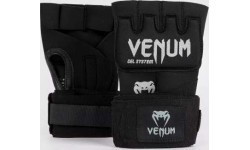 Bokso bintai Venum Gel Kontact Quick, juodi/sidabriniai