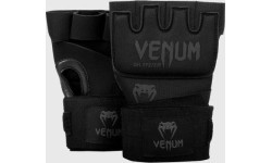Bokso tvarsčiai Venum Kontact Gel Glove Wraps - Black/Black