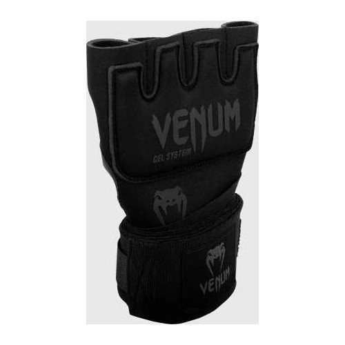 Bokso tvarsčiai Venum Kontact Gel Glove Wraps - Black/Black