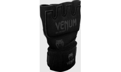 Bokso tvarsčiai Venum Kontact Gel Glove Wraps - Black/Black