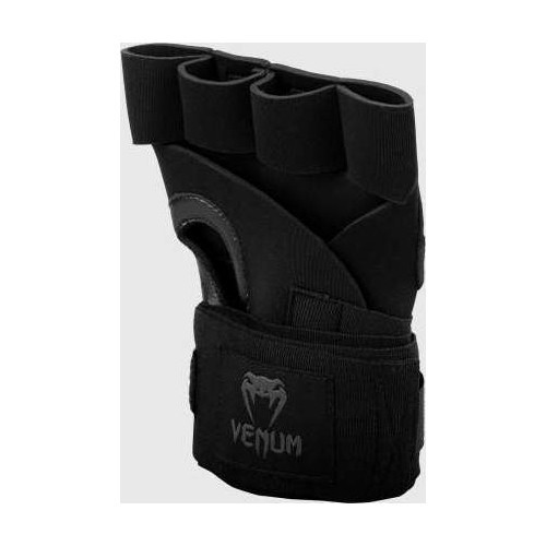 Bokso tvarsčiai Venum Kontact Gel Glove Wraps - Black/Black