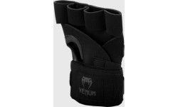 Боксёрские бинты Venum Kontact Gel Glove Wraps - Black/Black