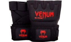 Бинты боксёрские Venum Kontact Gel - чёрно/красные