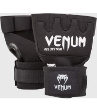 Venum Gel Kontact Quick bokso tvarsčiai, juodi