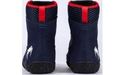 Venum Contender Boxing Shoes - Navy Blue/Red