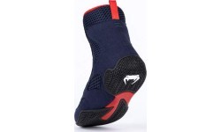 Venum Contender Boxing Shoes - Navy Blue/Red