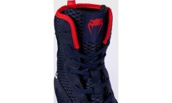 Venum Contender Boxing Shoes - Navy Blue/Red