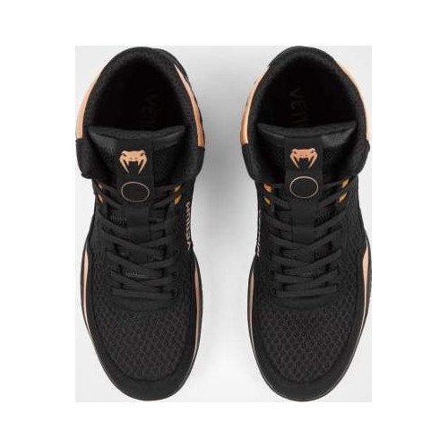 Venum Elite Wrestling Shoes - Black/Bronze