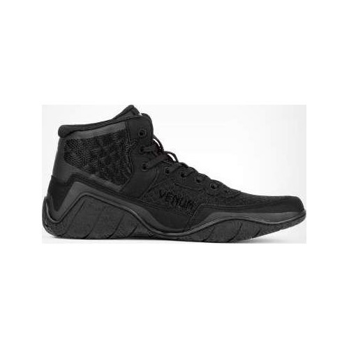 Venum Elite Wrestling Shoes - Black/Black
