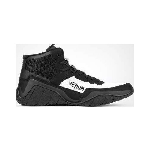 Venum Elite Wrestling Shoes - Black/White