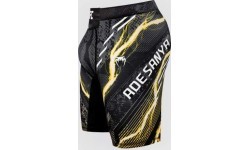 UFC Adrenaline Unrivaled by Venum Vale Tudo Short For Men's - Black/Gold - Israel Adesanya