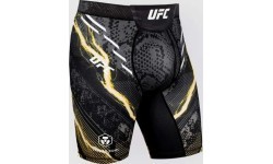 UFC Adrenaline Unrivaled by Venum Vale Tudo šortai vyrams, juoda/auksinė, Israel Adesanya