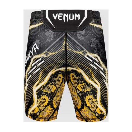 UFC Adrenaline Unrivaled by Venum Vale Tudo šortai vyrams, juoda/auksinė, Israel Adesanya