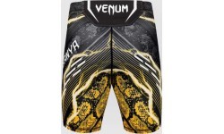 UFC Adrenaline Unrivaled by Venum Vale Tudo Short For Men's - Black/Gold - Israel Adesanya