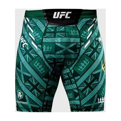 Мужские шорты UFC Adrenaline Unrivaled by Venum Vale Tudo, зелёные, Leon Edwards