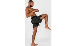 Venum x Ares 2.0 Fight Shorts - Black/Gold