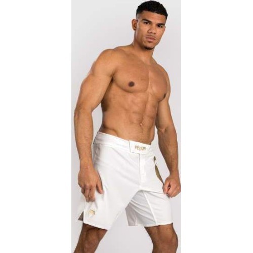 Venum Light 5.0 Fight Shorts - White/Gold