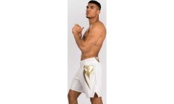 Venum Light 5.0 Fight Shorts - White/Gold