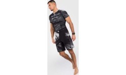 MMA šortai Venum Gorilla Jungle, juodi/balti