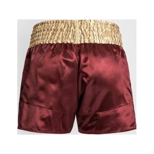 Venum Classic Muay Thai šortai - bordo/auksiniai/balti