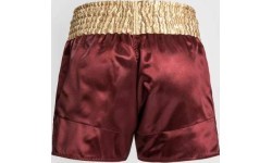 Venum Classic Muay Thai šortai - bordo/auksiniai/balti