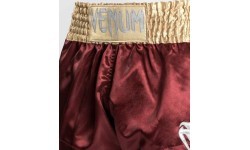 Шорты Venum Classic Muay Thai - бордовый/золотой/белый