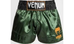 Venum Classic Muay ThaÃ¯ Short - Green/Black/Gold