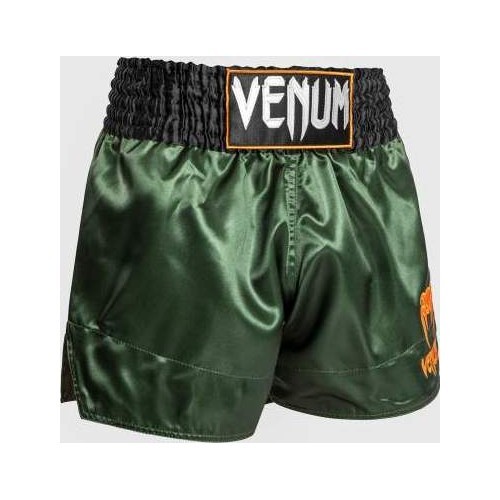 Venum Classic Muay ThaÃ¯ Short - Green/Black/Gold