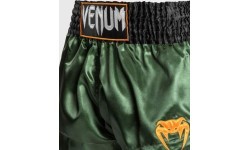 Venum Classic Muay ThaÃ¯ Short - Green/Black/Gold