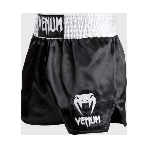 Venum Classic - Muay Thai Short Black/White/White