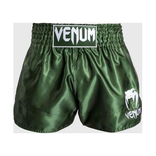 Venum Classic Muay Thai šortai Khaki/White