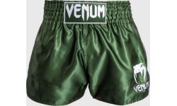 Venum Classic Muay Thai šortai Khaki/White