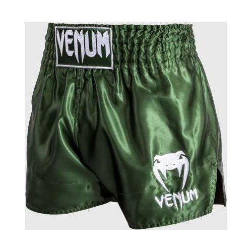 Venum Classic Muay Thai šortai Khaki/White