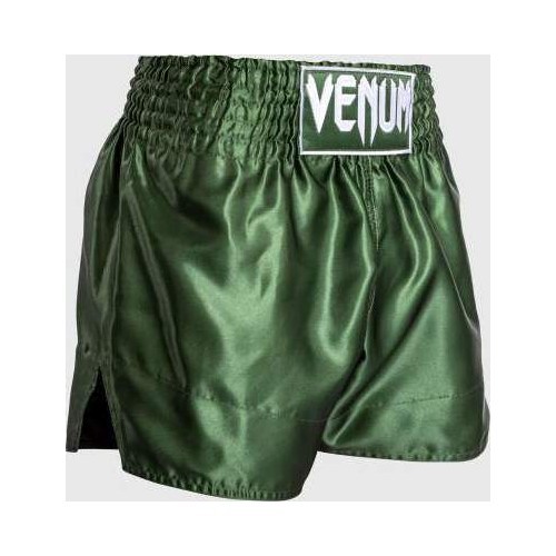 Venum Classic Muay Thai šortai Khaki/White