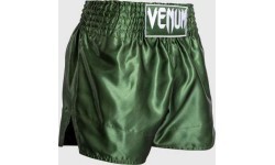 Venum Classic Muay ThaÃ¯ Short Khaki/White