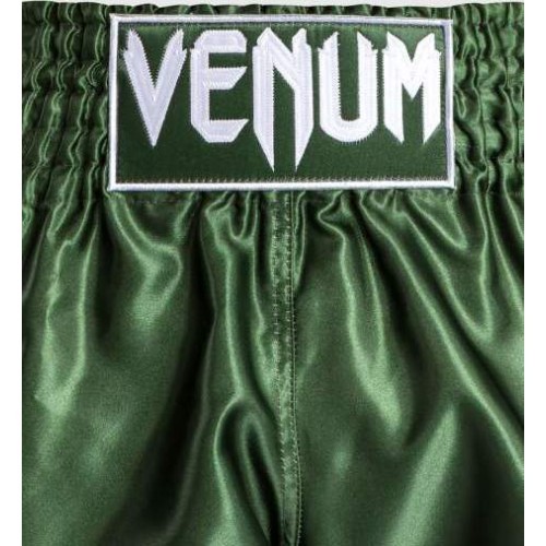 Venum Classic Muay Thai šortai Khaki/White